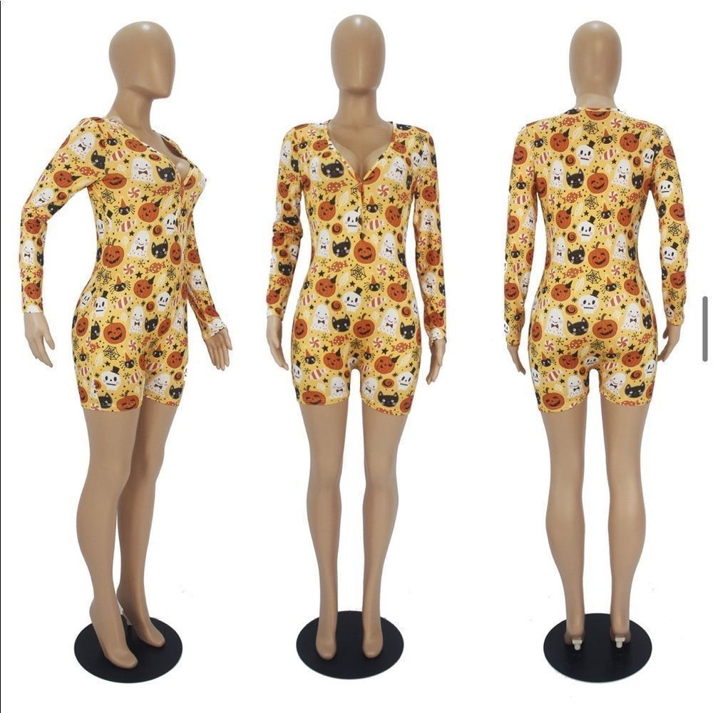 Pumpkin 🎃 Theme Halloween Onesie